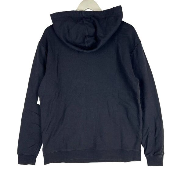 New Hudson Authentic Men US S Black Hoodie Long Sleeve Pullover Cotton Sweater - Picture 3 of 11